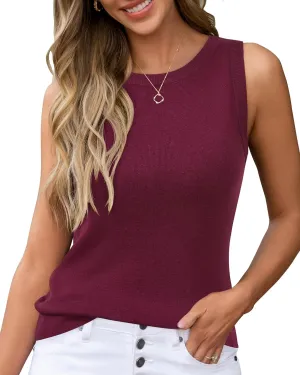 Arach&Cloz Women's Non See Through Summer Business Casual Tanks 2025