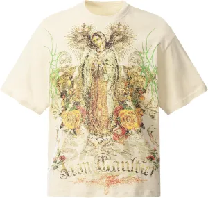 Arnodefrance Men Vintage Graphic Printing T-Shirt Hip Hop Rapper Tee Shirt Cotton Short Sleeve Shirt