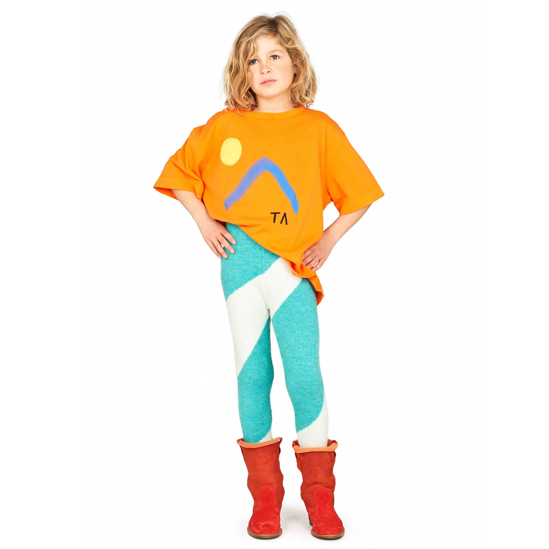 Bicolor Sweater Pants