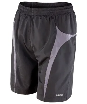 Black/Grey - Spiro micro-lite team shorts
