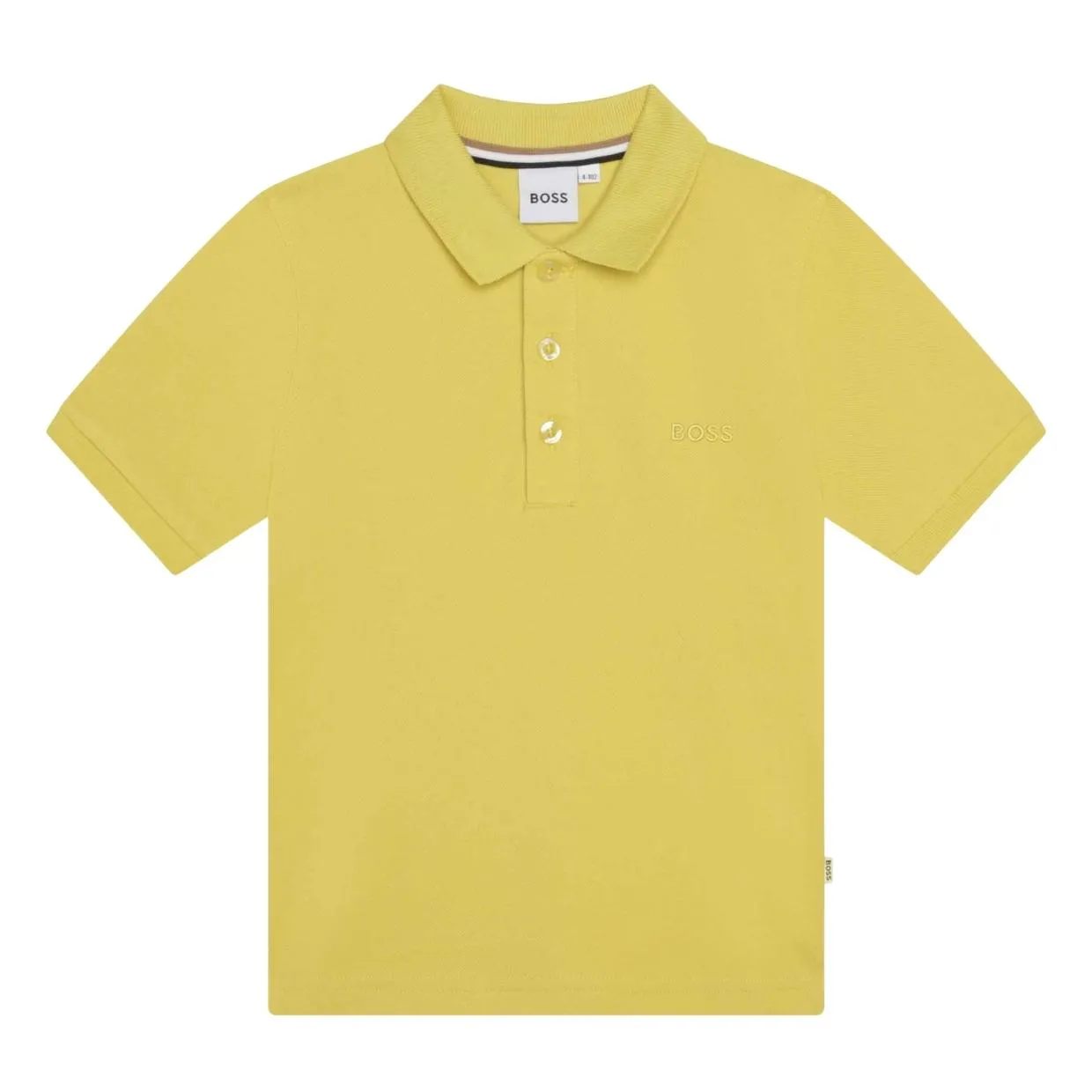 BOSS Kids Lime Short Sleeve Polo Shirt