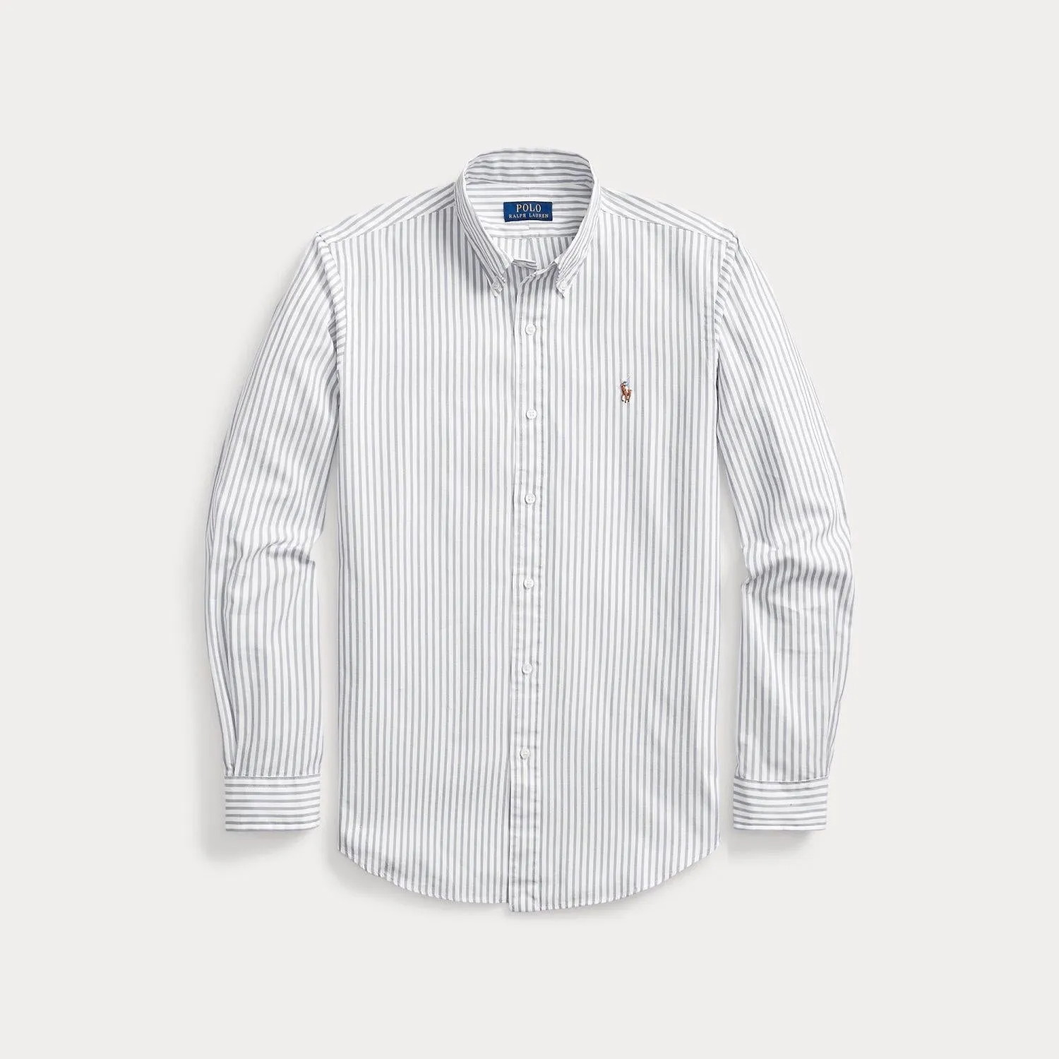 Custom Fit Striped Stretch Oxford Shirt