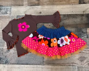 Floral Skirt Set
