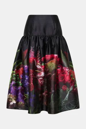 flower whisper tiered skirt
