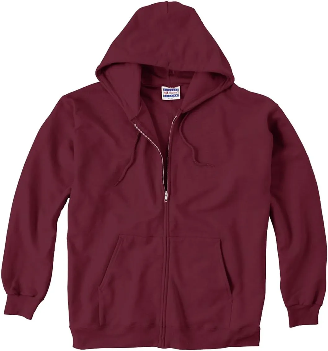 Hanes Men's Full Zip Ultimate Heavyweight Hoodie