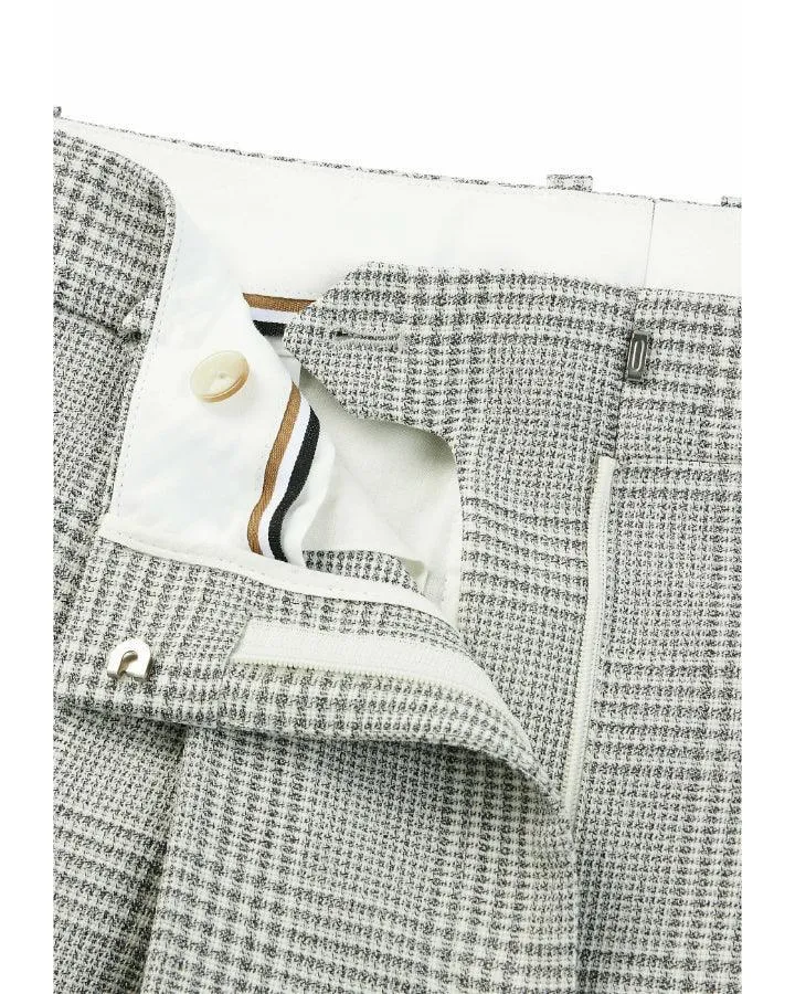 Hugo Boss Tanity Check Wool Pant