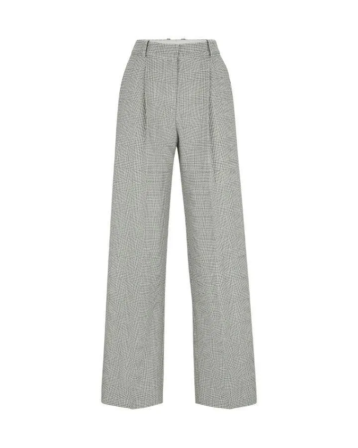 Hugo Boss Tanity Check Wool Pant
