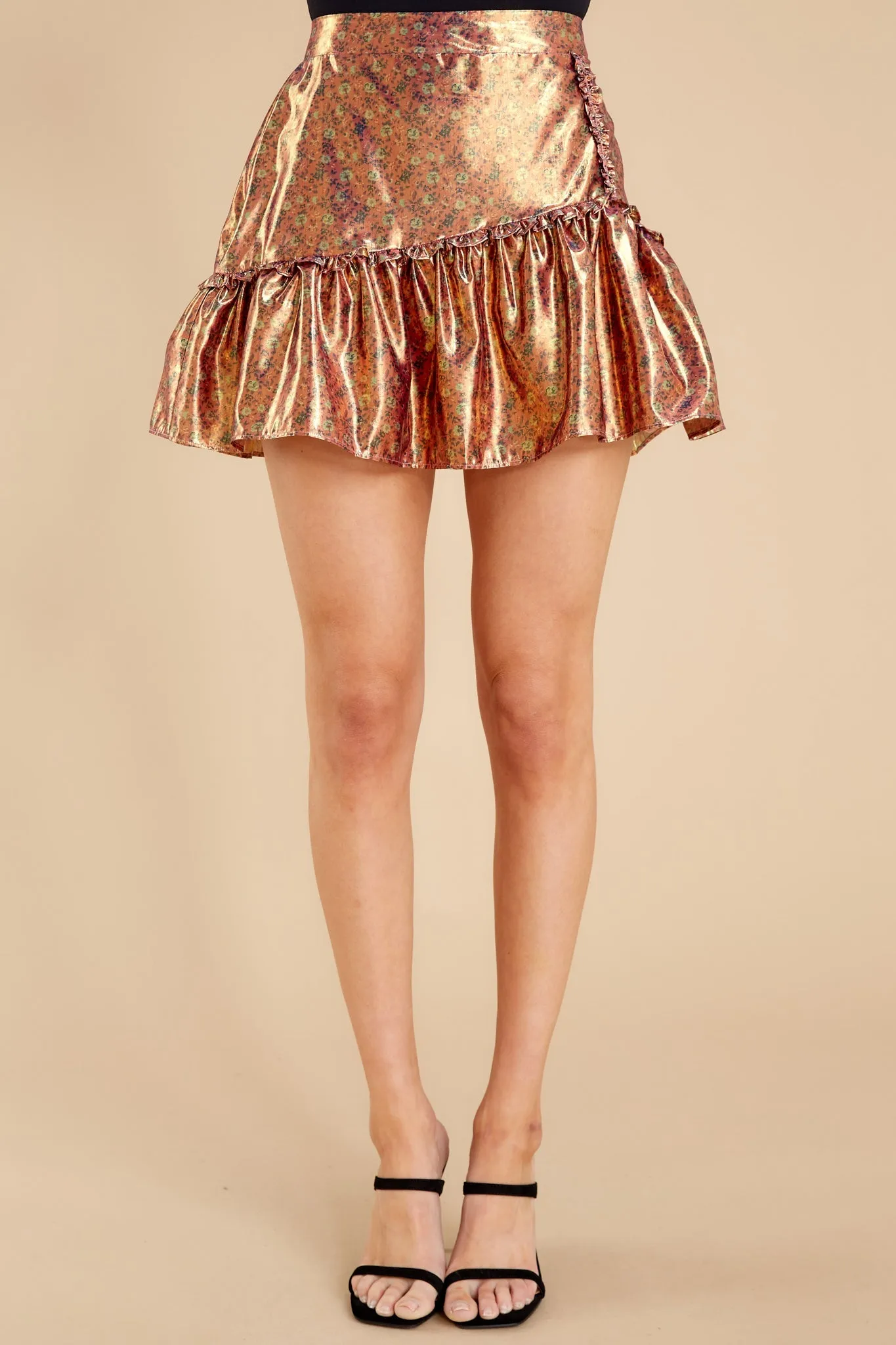 Jovanna Pink Orchid Mini Skirt