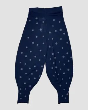 Pants in Navy Needle Punch