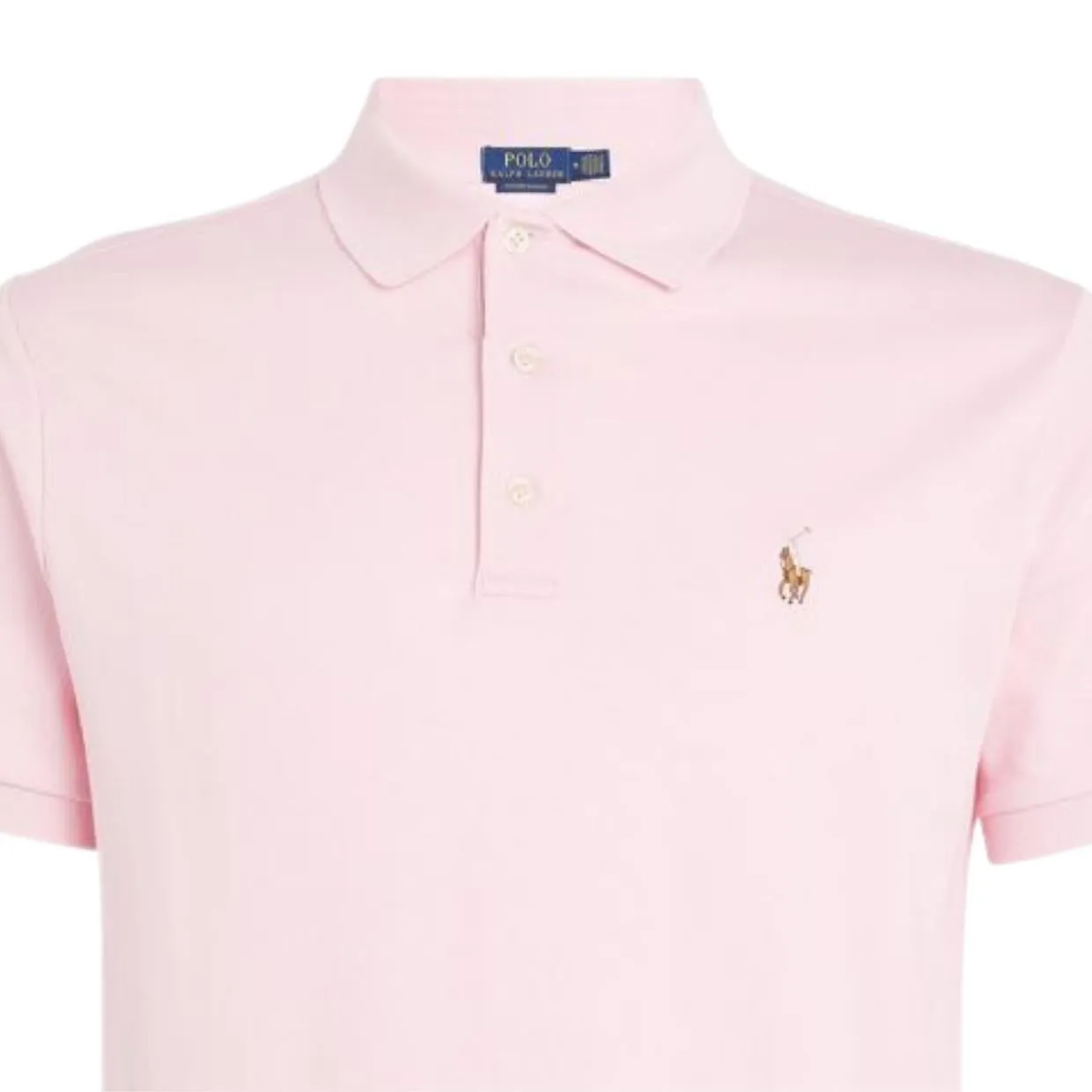 Polo Ralph Lauren Custom Slim Fit Pink Polo Shirt
