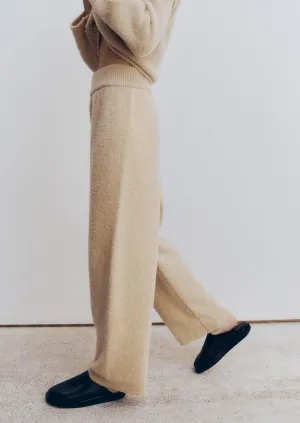Shearling Pants, Beige