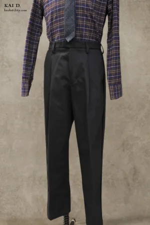 Sheffield Trousers - Navy Twill - S, M, L