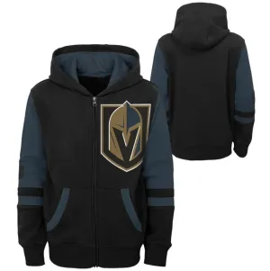 Vegas Golden Knights KIDS Face Off Zip-Up Hood - Black
