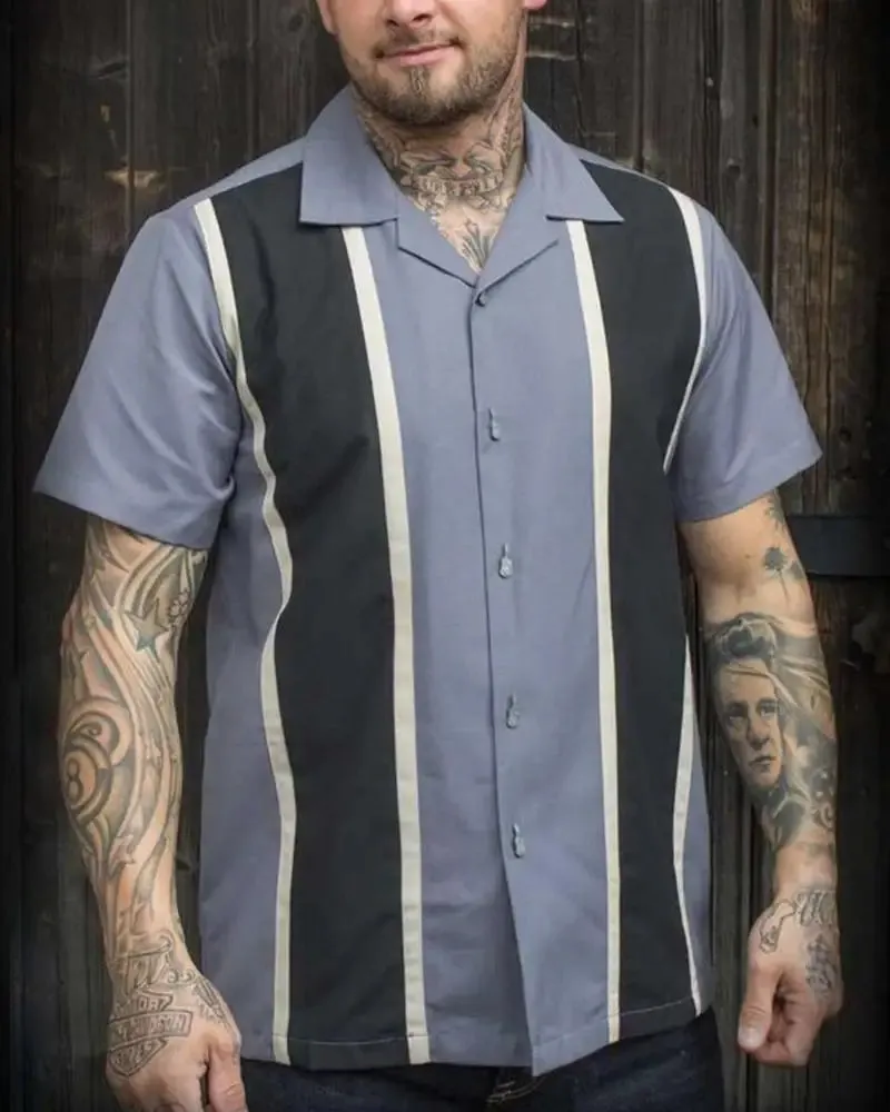 Wiaofellas  -  Striped Multi-Color Short Sleeved Polo Shirt, Monotonous And Breathable Polo Shirt, Men's Clothing