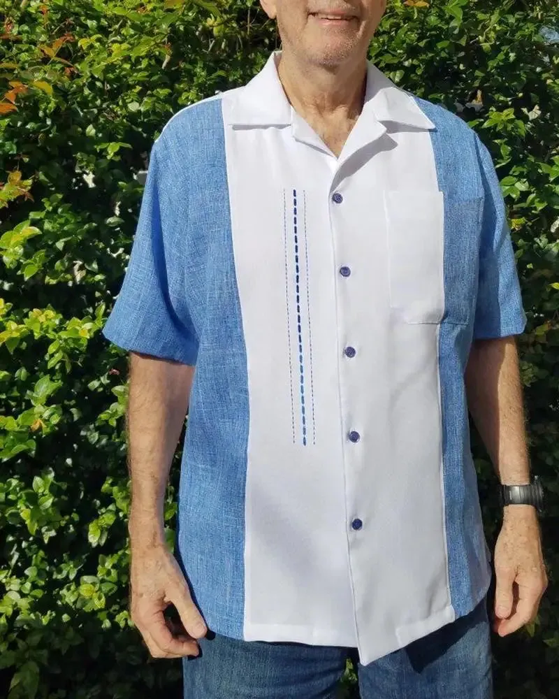 Wiaofellas  -  Striped Multi-Color Short Sleeved Polo Shirt, Monotonous And Breathable Polo Shirt, Men's Clothing