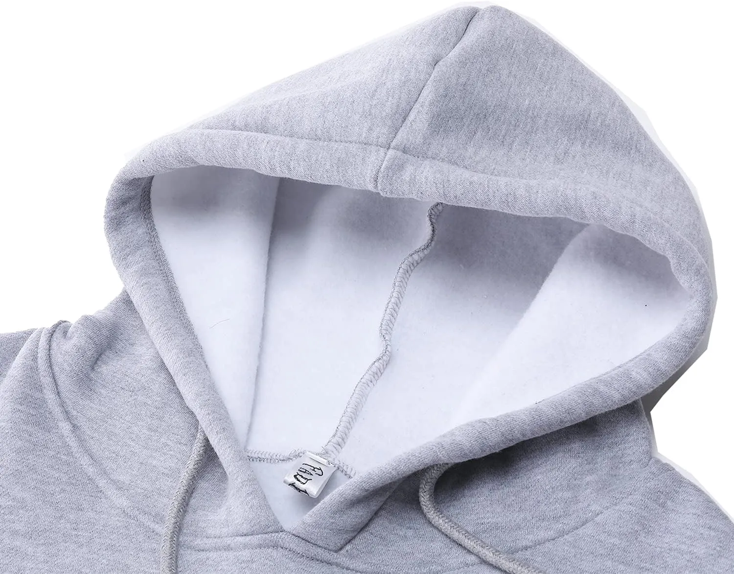 Women's Cropped Hoodie Fleece Long Sleeve Pullover Cut Off Hood Sweatshirt
