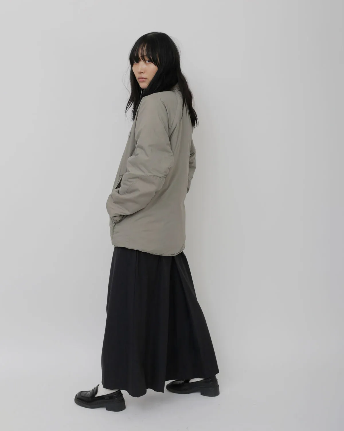Wool Design Wide Pants