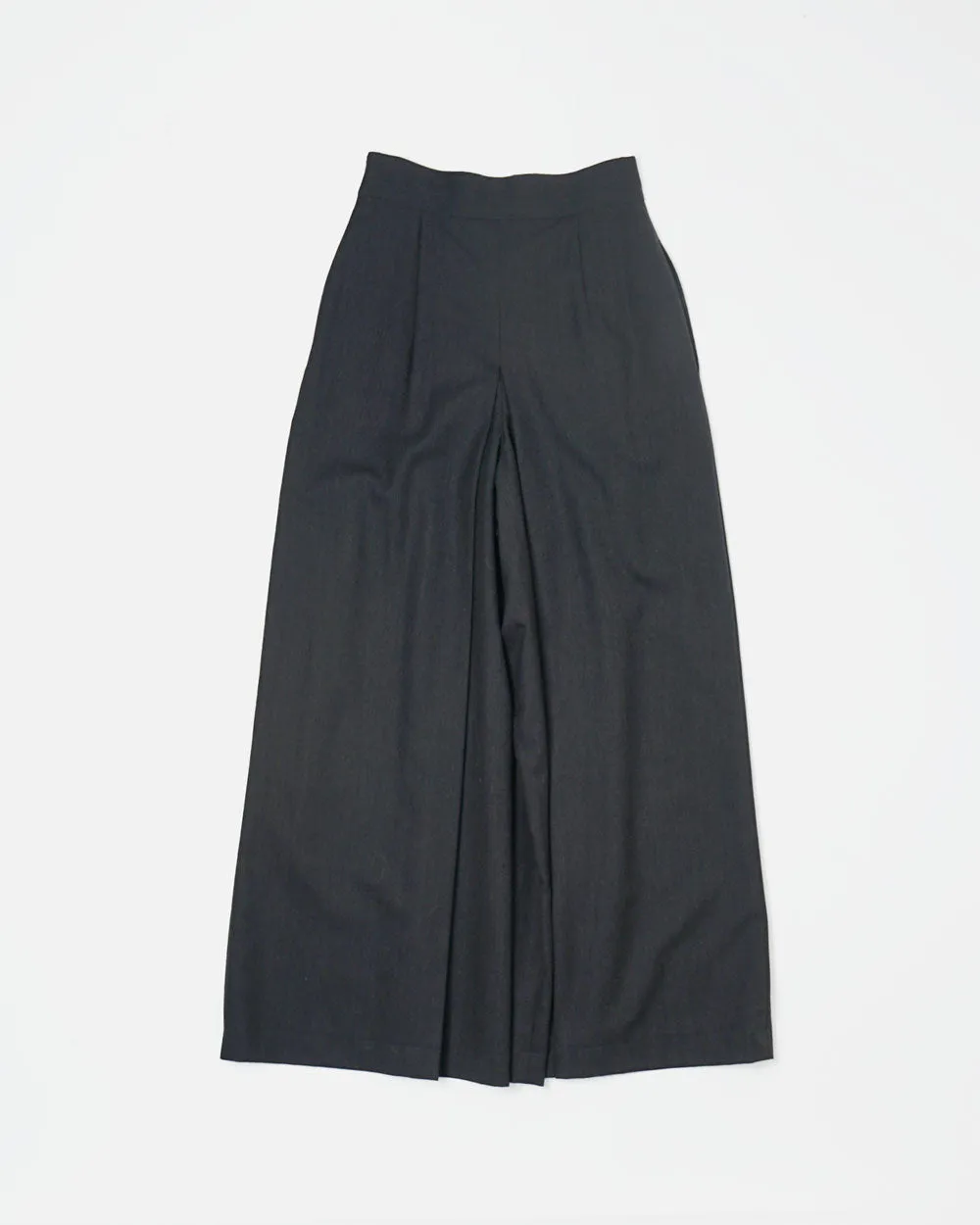Wool Design Wide Pants